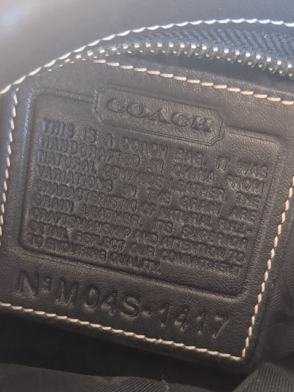 Vintage Coach 1417 Black Genuine Leather East West Legacy Shoulder Bag - Picture 11 of 12